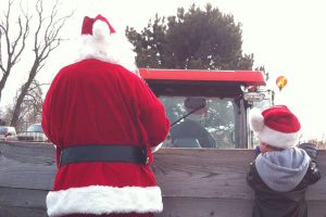 ATF-Santa on tractor