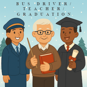 Teacher/Bus Driver/Graduation